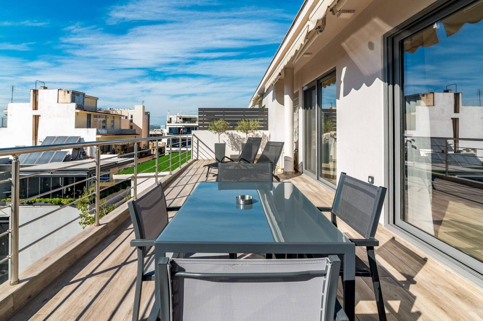 Dreamy Athens Penthouse With Acropolis View公寓 外观 照片